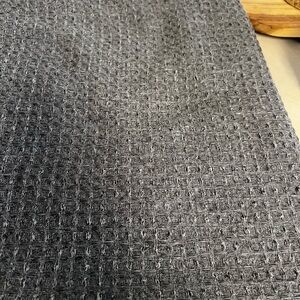 Gray Textured shower curtain